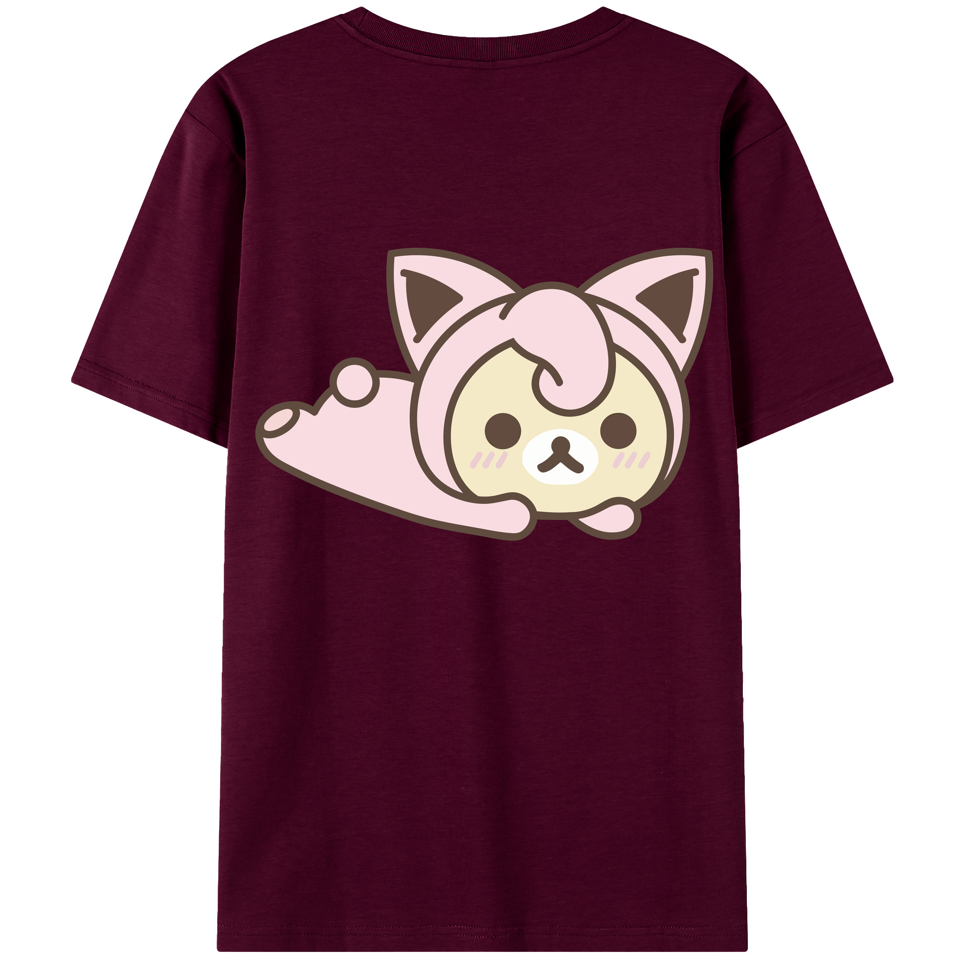 （画像用） リラックマ リラックマ キイロイトリ Rilakkuma Korilakkuma Kiiroitori レディース半袖Tシャツ(バックプリント)